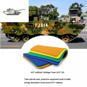 Militär tank Airdrop Håll tanken stabil hjulstolskudde material （ACF）
